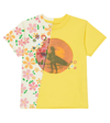 Erl Graphic-print Cotton T-shirt 8-14 Years In Floral Orange 1