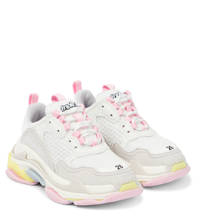 Balenciaga Kids Sneakers For Girls In White