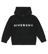 GIVENCHY LOGO WOOL AND CASHMERE HOODIE