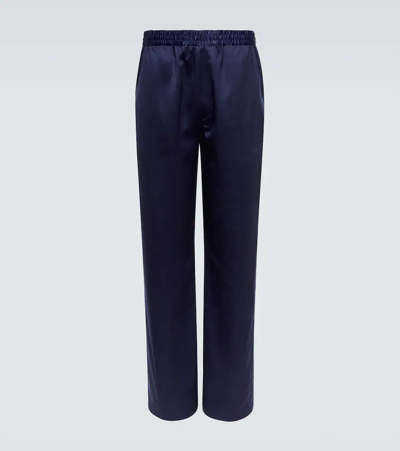 Cdlp Pyjama Trousers In Navy Blue