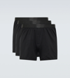 Cdlp Three-pack Stretch-lyocell Boxer Briefs In Black