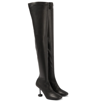 Stella Mccartney Shroom Above-the-knee Boots In Black