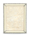 Jay Strongwater Lucas Stone Edge Picture Frame, 5 X 7 In Crystal Pearl