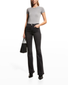 FRAME LE HIGH FLARE SLIM JEANS
