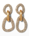 Cult Gaia Reyes Drop Earrings In Gold Clear