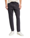 Theory Tech Raffi Compact Straight Slim Fit Ponte Pants In Asphalt