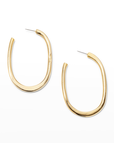 Ben-amun Gold Hoop Earrings, 2.75"l