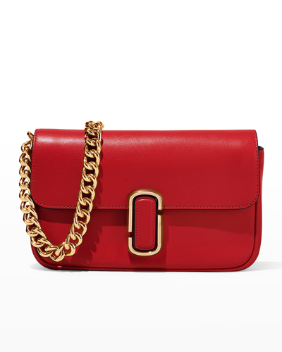 Marc Jacobs The J Marc Shoulder Bag In True Red