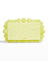 Cult Gaia Eos Beaded Acrylic Clutch Bag In Tahdig