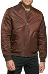 Levi's® Filled Flight Bomber Jacket In Dark Brown