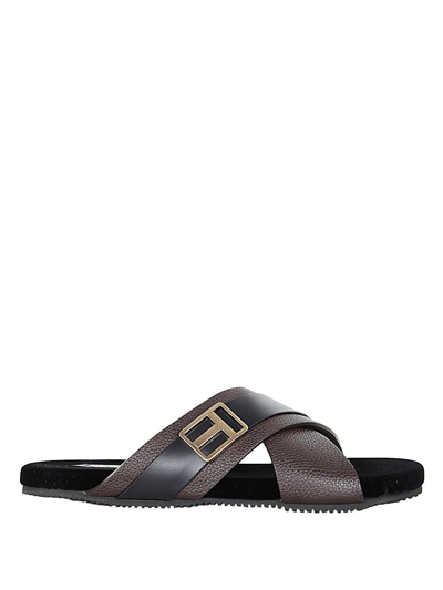 Tom Ford Informal Sandals In Brown