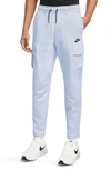 Nike Sportswear Tech Fleece Utility Pants In Lt Smoke Grey/ Black