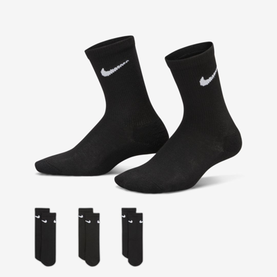 Nike Little Kids' No-show Socks In Black
