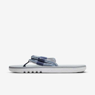 Nike Men's Ecohaven Next Nature Sandals From Finish Line In Mystic Navy,wolf Grey,worn Blue,white