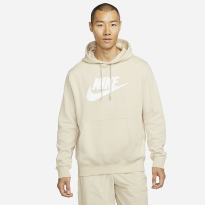 Nike Sportswear Club Fleece Men's Graphic Pullover Hoodie In Brown