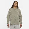 Nike Men's  Sportswear Authentics Coaches Jacket In Brown