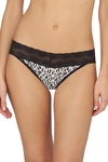 Natori Bliss Perfection Soft & Stretchy V-kini Panty Underwear In Wild Savannah Print