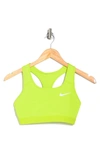 Nike Swoosh Dri-fit Racerback Sports Bra In 321 Atomic Green