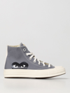 Comme Des Garçons Play X Converse X Converse High-top Trainers In Grey
