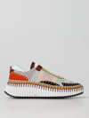 Chloé Women's Chc22s579y081n Beige Other Materials Sneakers In Beige