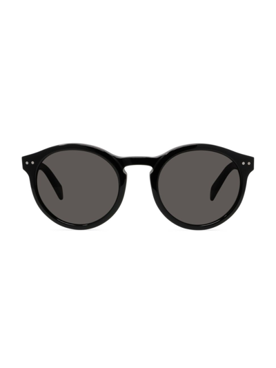 Celine 52mm Round Sunglasses In Black