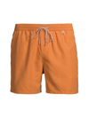 Loro Piana Bay Soft Albatros Swim Trunks In Orange