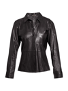 AS BY DF WOMEN'S LA NUIT RECYCLED LEATHER BLOUSE
