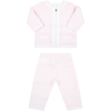 GIVENCHY WHITE SET FOR BABY GIRL WITH LOGOS