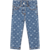CHIARA FERRAGNI BLUE JEANS FOR BABY GIRL WITH ICONIC BLINKING EYES AND STAR