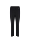 Prada Pants With Triangle Logo In Nero