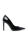 Dkny Pointed Patent Pumps In Blk Black