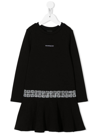 GIVENCHY COTTON JERSEY DRESS WITH LOGO AND 4G PRINT GIVENCHY KIDS GIRL