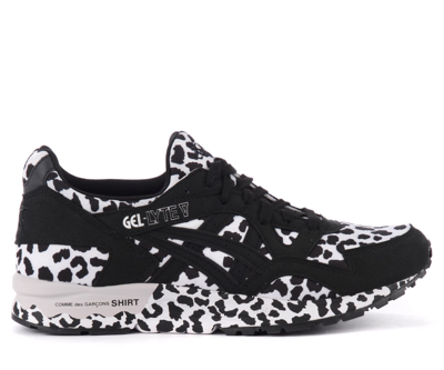 Comme Des Garçons Cdg Shirt X Asics Black Sneaker With Animal Print
