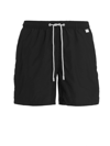 Mc2 Saint Barth Lighting Pantone Swim Shorts In Black