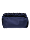 Alexander Wang Blue Mini Scrunchie Top Handle Bag In Night Sky