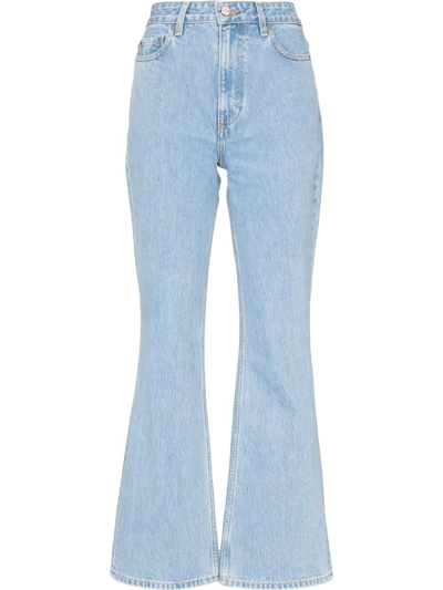 Ganni Blue Betzy Bootcut Jeans