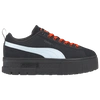Puma X Dua Lipa Mayze Sd Sneakers In Black In Black/blue