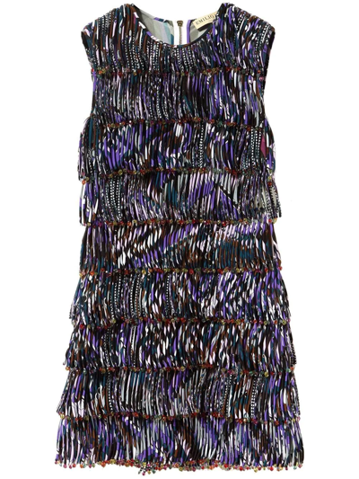 knee length dresses for ladies Iride-Print Velvet Dress by PUCCI main image 0