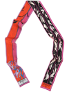 Pucci Dalia Print Thin Scarf In Pink