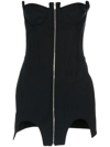 DION LEE DOUBLE ARCH BUSTIER MINIDRESS
