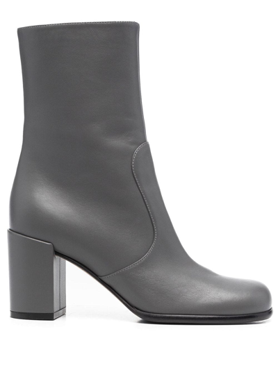 Sergio Rossi Aden Ankle-length Boots In Grey