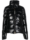 PINKO HIGH-SHINE QUILTED JACKET