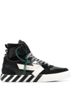 Off-white Man Sneakers Black Size 9 Soft Leather In Black