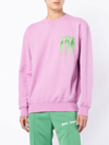 Jw Anderson Logo And Print Cotton Sweatshirt In Pink