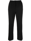 RED VALENTINO CROPPED STRAIGHT-LEG TROUSERS