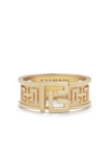 Balmain 18kt Yellow Gold Labyrinth Frieze Ring In Gold