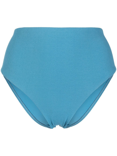 Matteau High-waisted Bikini Bottoms In Blue