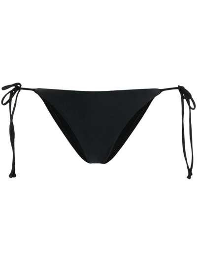 Matteau Side-tie Bikini Bottoms In Black