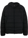 C.p. Company C. P. Company Eco-chrome R Goggle Puffer Jacket In Blue