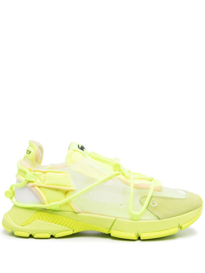 Lacoste L003 Runway Low-top Sneakers In Yellow